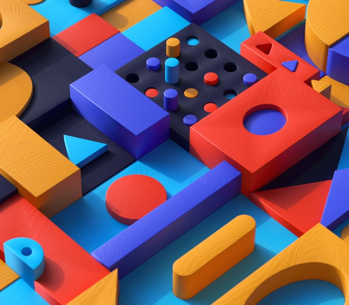 Abstract Web 3.0 illustration